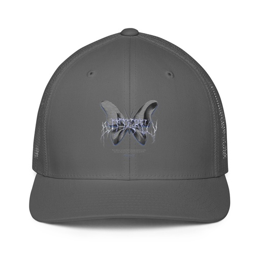 [ID: 596-G302] Butterfly Closed-Back Trucker Cap