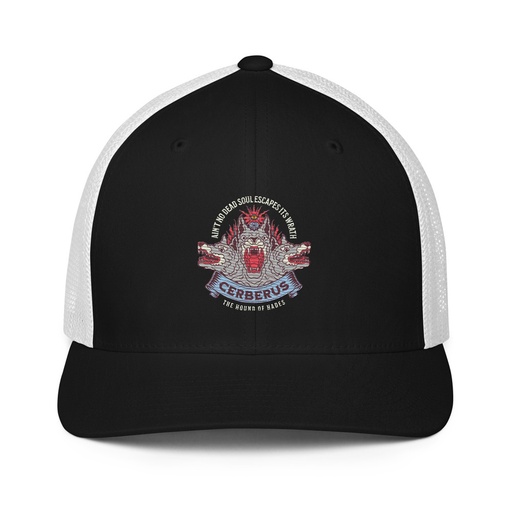[ID: 596-G353] Cerberus - Underworld Dogs Closed-Back Trucker Cap