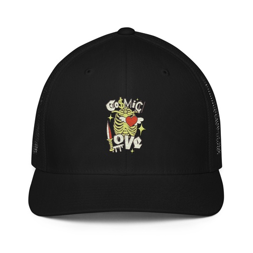 [ID: 596-G423] Cosmic Love (2) Closed-Back Trucker Cap