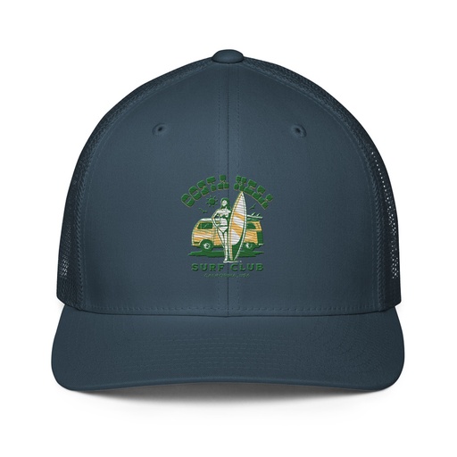 [ID: 596-G425] Costa Mesa Surf Club - Campervan Closed-Back Trucker Cap