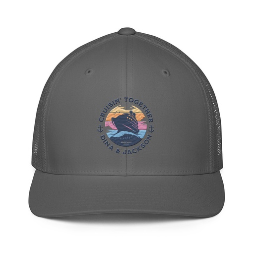 [ID: 596-G441] Cruisin' Together - Cruise Ship Closed-Back Trucker Cap