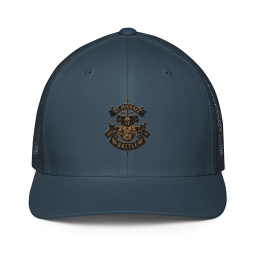 [ID: 596-G484] Defend us in battle - Knight with sword Closed-Back Trucker Cap