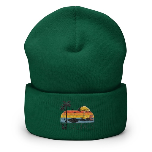 [ID: 266-G2] '87 Tropics Cuffed Beanie