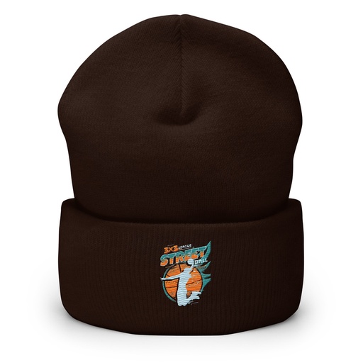 [ID: 266-G6] 3x3 Basketball League Cuffed Beanie