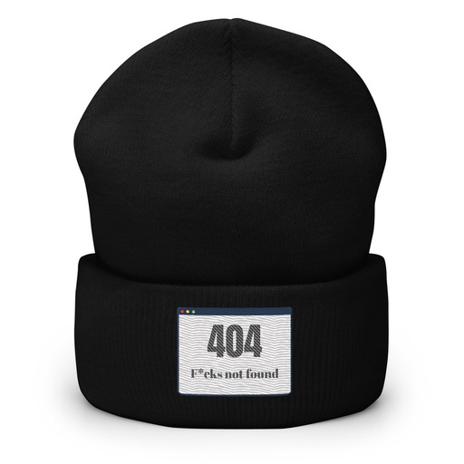 [ID: 266-G7] 404 Cuffed Beanie