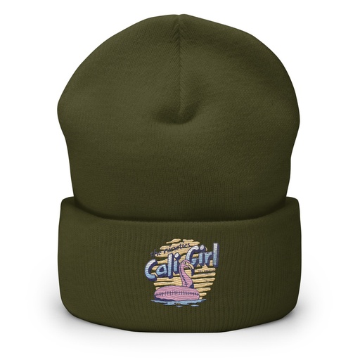 [ID: 266-G13] 90's Cali Girl Cuffed Beanie