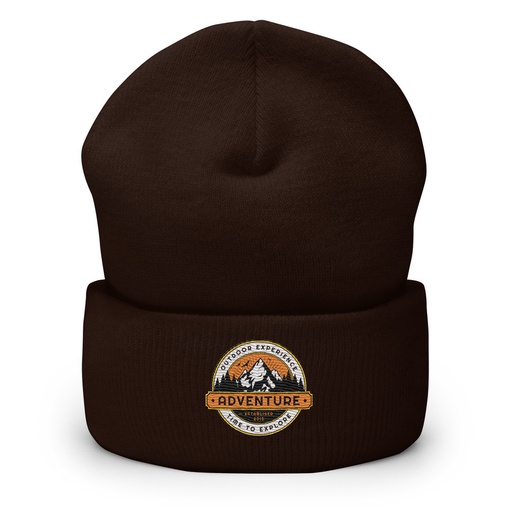 [ID: 266-G26] Adventure - Outdoor Mountain Cuffed Beanie