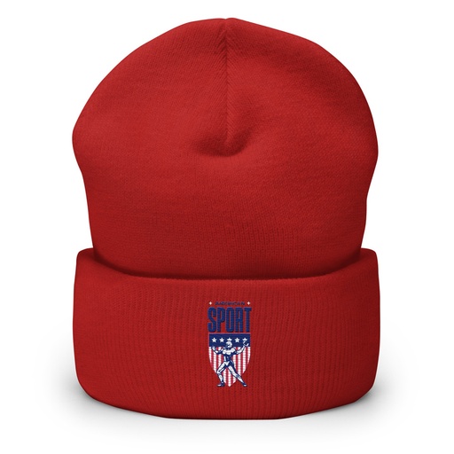 [ID: 266-G71] American Football Sport Cuffed Beanie