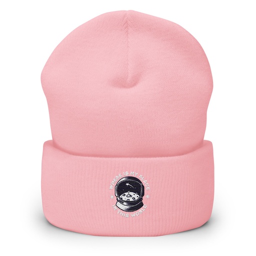 [ID: 266-G110] Astronaut Cuffed Beanie