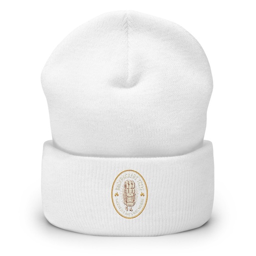 [ID: 266-G125] Backpackers Tribe - Adventure Badge Cuffed Beanie