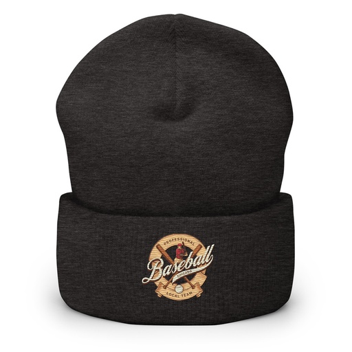 [ID: 266-G145] Baseball Team - College Sports Cuffed Beanie