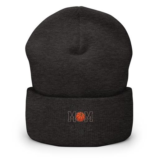 [ID: 266-G148] Basketball Mom - Mother's Day Cuffed Beanie