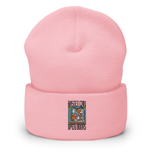 [ID: 266-G150] Bastet can Open Doors Cuffed Beanie
