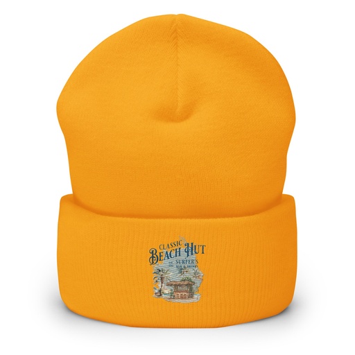 [ID: 266-G166] Beach Hut Cuffed Beanie