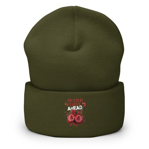 [ID: 266-G193] Better Days Ahead Cuffed Beanie