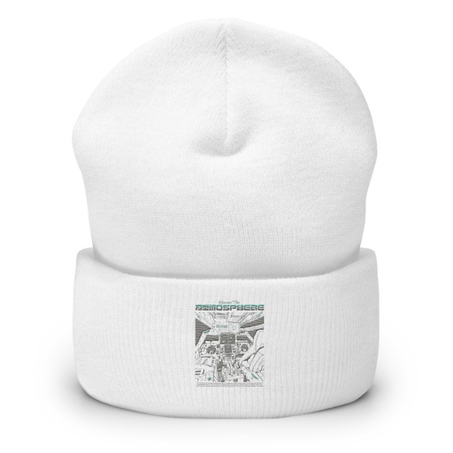 [ID: 266-G199] Beyond The Atmosphere Cuffed Beanie