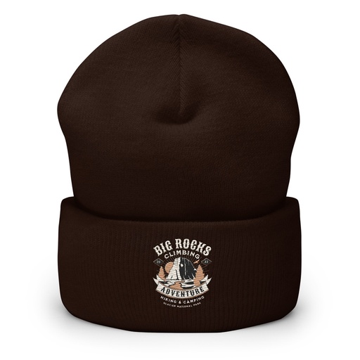 [ID: 266-G203] Big Rocks Climbing - Outdoor Adventure Cuffed Beanie