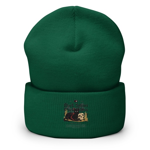 [ID: 266-G230] Black Sphinx Cuffed Beanie