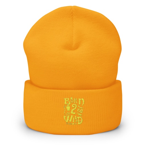 [ID: 266-G255] Born 2 Be Wild Cuffed Beanie