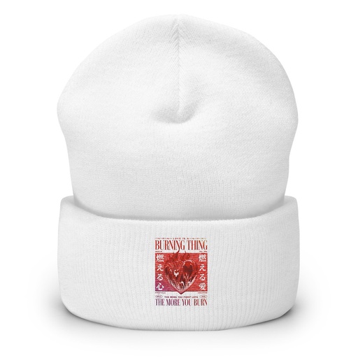 [ID: 266-G299] Burning Thing Cuffed Beanie