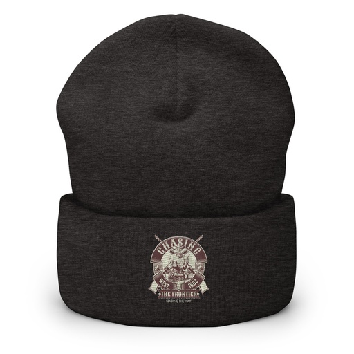 [ID: 266-G360] Chasing the Frontier Cuffed Beanie