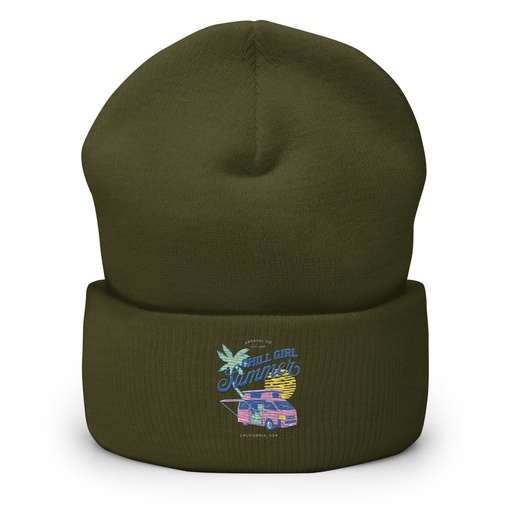 [ID: 266-G366] Chill Girl Summer Cuffed Beanie
