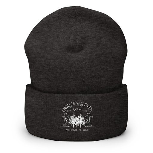 [ID: 266-G377] Christmas Tree Farm Cuffed Beanie