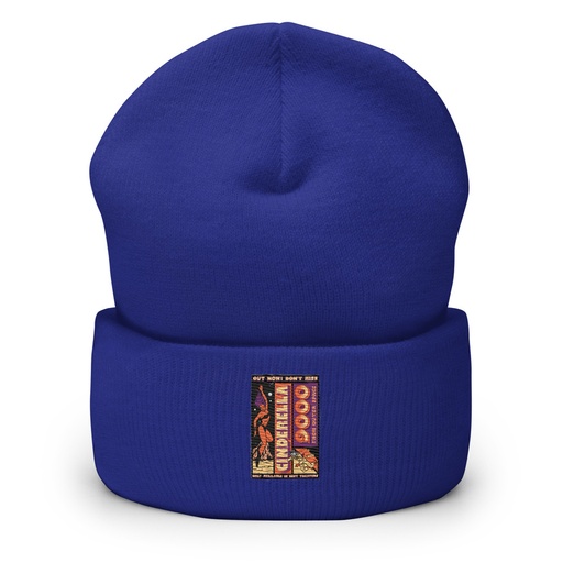 [ID: 266-G378] Cinderella 9000 - Retro Astronaut Cuffed Beanie