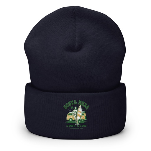 [ID: 266-G425] Costa Mesa Surf Club - Campervan Cuffed Beanie