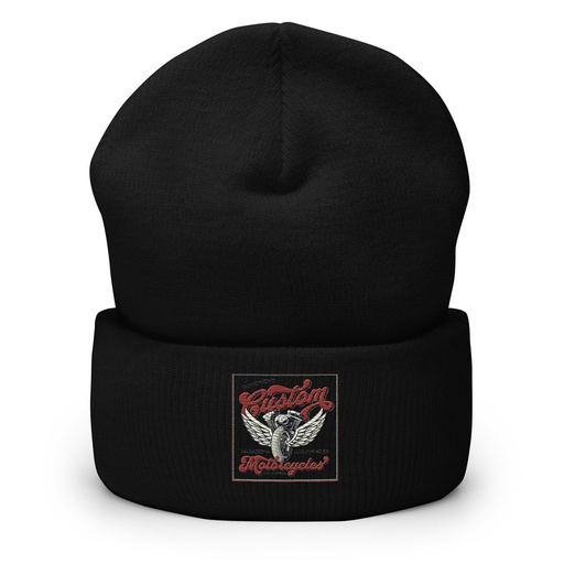[ID: 266-G445] custom motorcycle  Cuffed Beanie