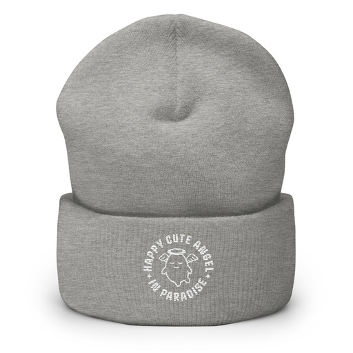 [ID: 266-G449] Cute Angel - Wings Cuffed Beanie