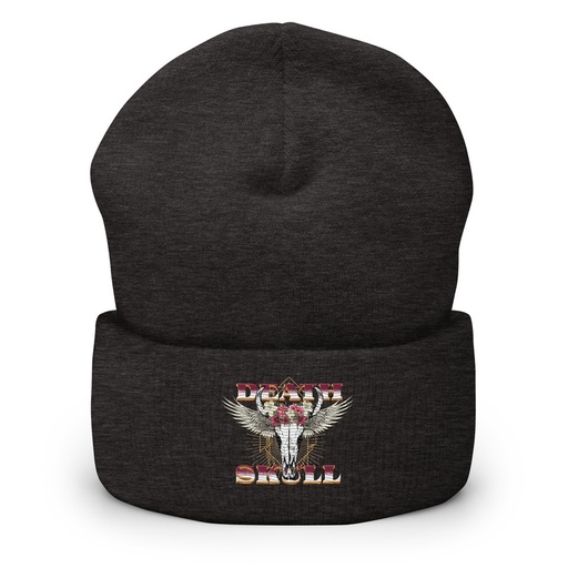 [ID: 266-G474] Deah Skull Cuffed Beanie