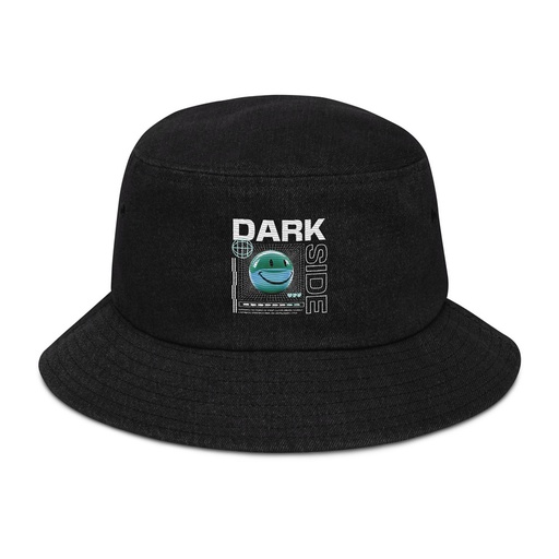 [ID: 501-G20] Abstract Y2K Denim Bucket Hat