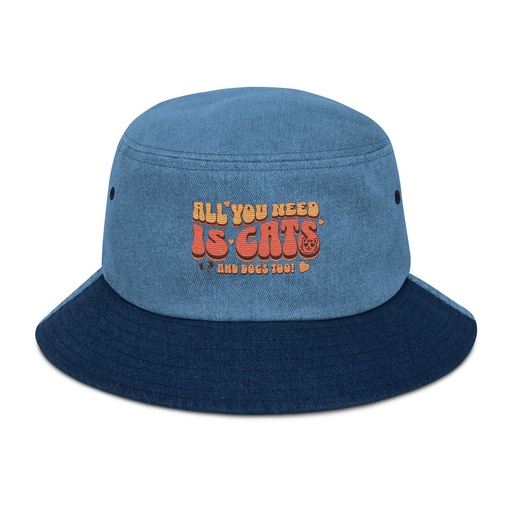 [ID: 501-G52] All You Need Denim Bucket Hat