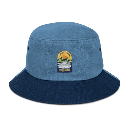 [ID: 501-G172] Beautiful Landscape - Outdoor Denim Bucket Hat