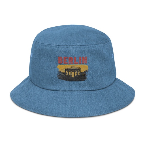 [ID: 501-G184] Berlin Denim Bucket Hat
