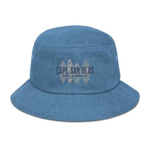 [ID: 501-G245] Board Room Denim Bucket Hat