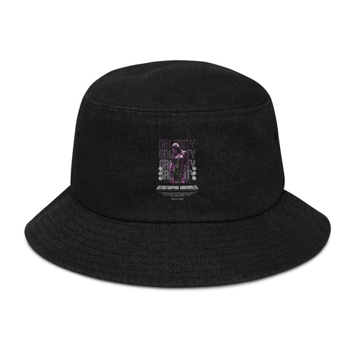 [ID: 501-G310] Calamity Streetwear Denim Bucket Hat