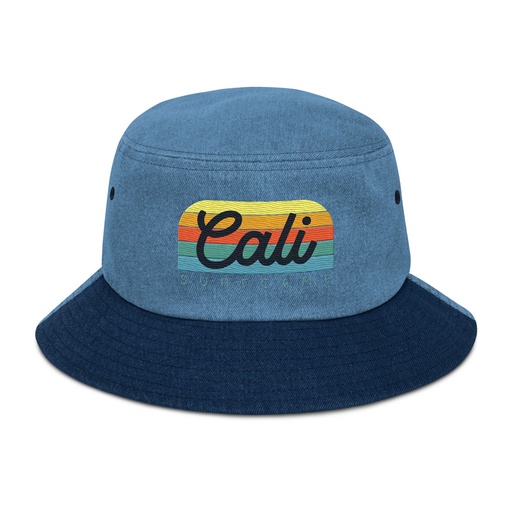 [ID: 501-G311] Cali Surf Camp - Outdoor Denim Bucket Hat