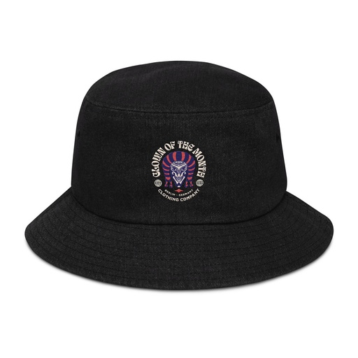 [ID: 501-G389] Clown of the Month Denim Bucket Hat