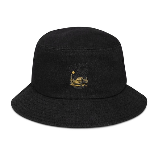 [ID: 501-G427] Country Roads - Wild West Denim Bucket Hat