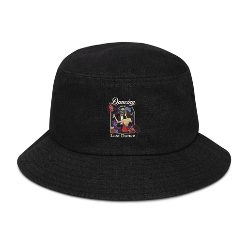 [ID: 501-G466] Dancing Our Last Dance - Halloween Denim Bucket Hat