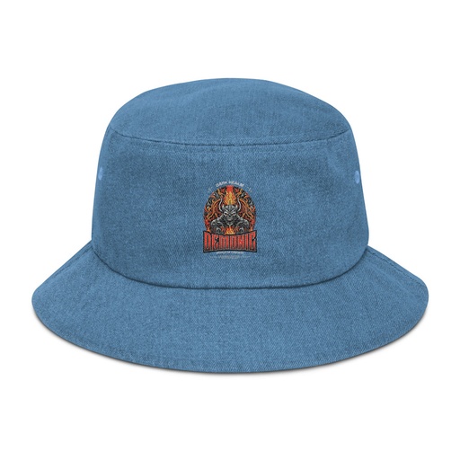 [ID: 501-G488] Demonic Denim Bucket Hat