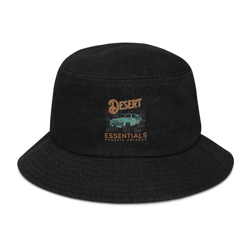[ID: 501-G489] desert Denim Bucket Hat