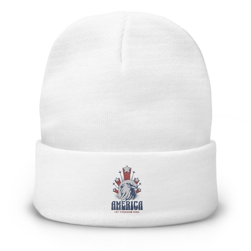 [ID: 81-G63] America Knit Beanie