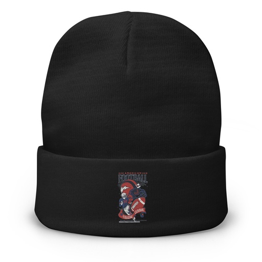 [ID: 81-G68] American Football - Athletic College League Knit Beanie