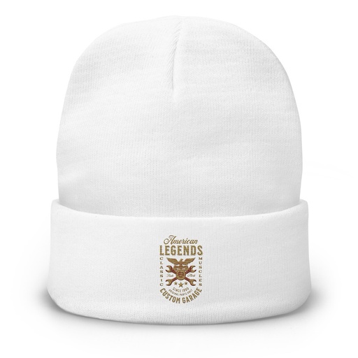 [ID: 81-G75] American Legends Garage - Eagle Knit Beanie