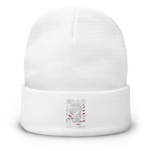 [ID: 81-G87] Anime Broken Wings - Neon Japanese Style Knit Beanie
