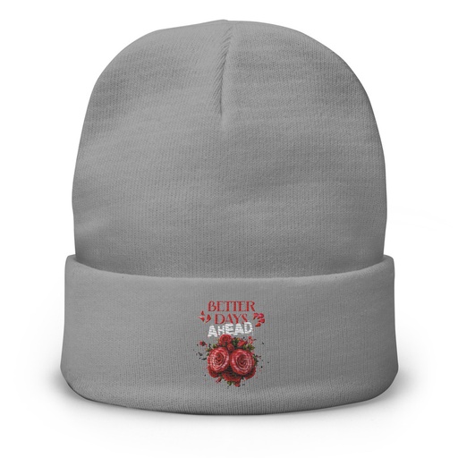 [ID: 81-G193] Better Days Ahead Knit Beanie