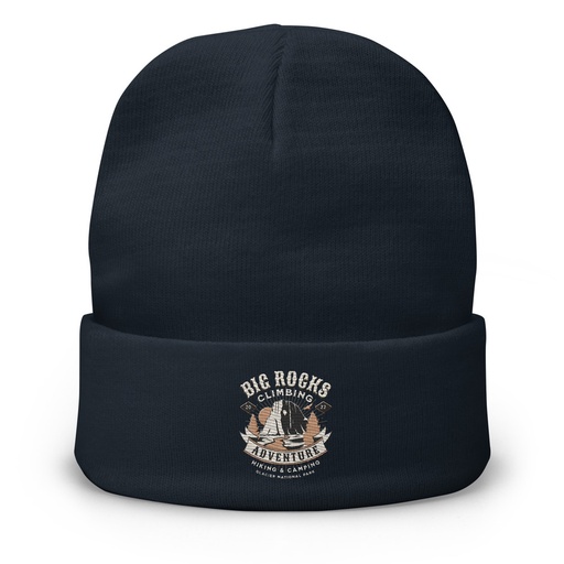 [ID: 81-G203] Big Rocks Climbing - Outdoor Adventure Knit Beanie